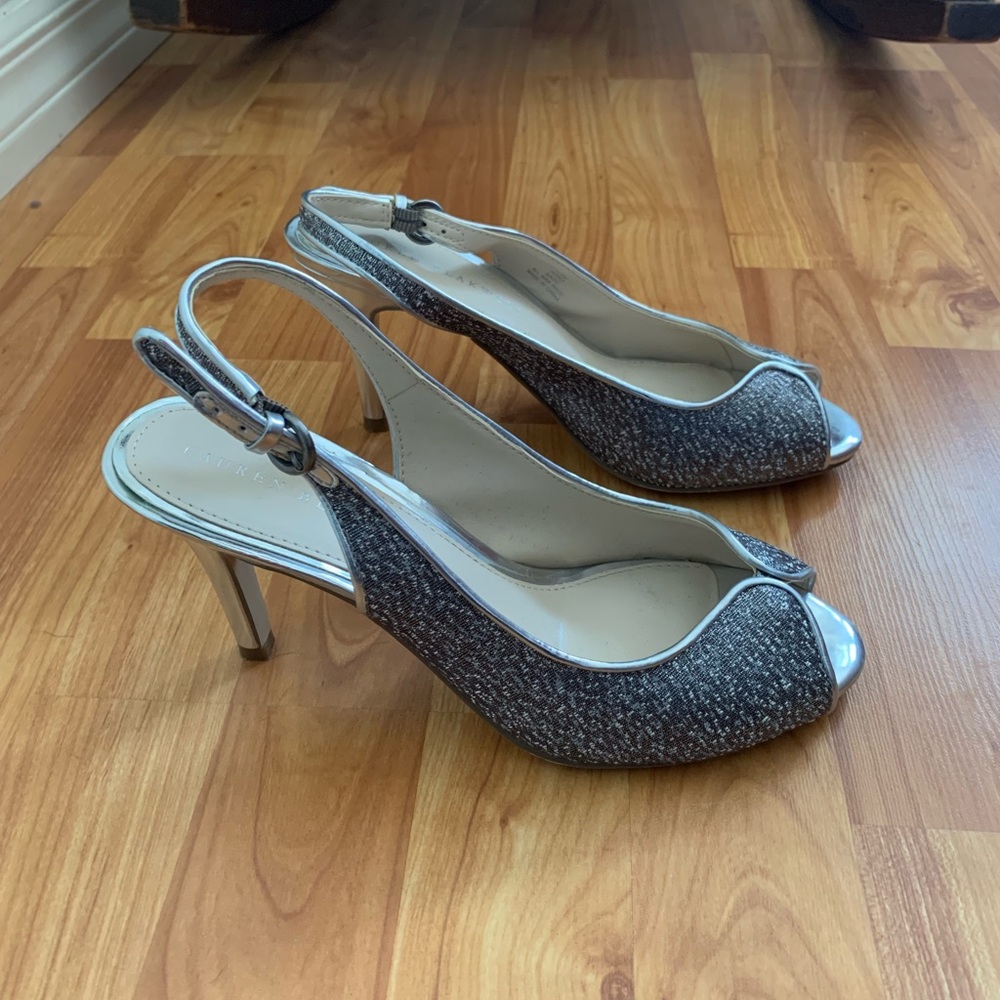 Lauren Blackwell Silver Heels